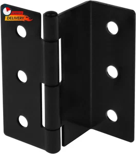 GBGS 6 Pezzi Cerniere Petto Alta 3" Mezza Superficie,Cerniera Offset Nera per Doo Spessore 1" - Foto 1 di 4