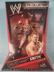 WWE Elite Serie 7 David Hart Smith Auto Firmado CAJA E INSERTOS para Mattel Sin usar, en caja - Imagen 1 de 5