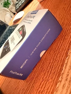 PodTrak P2 Podcast Recorder with 2 USB Mic Inputs 2 Headphone Outputs AI Noise - Image 1 of 3