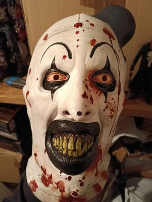 Tinsley Terrifier 3 Art The Clown Bloody Mask Maschera - Immagine 1 di 4