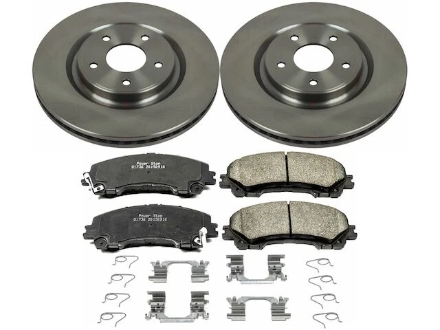 Kit de pastillas de freno delanteras y rotor para Nissan Rogue 2014-2019 2015 2016 2017 RC645YS Foto 1 de 1