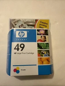 Hp Inkjet Printer Cartridge 49 Tri-Color Exp March 2006 - Picture 1 of 7