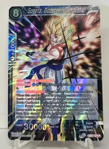 Gogeta Godspeed Demolisher BT12-038 SR FOIL Dragon Ball Super Card Game NM/M - Picture 1 of 2