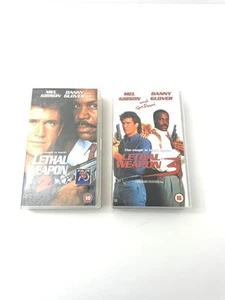 LETHAL WEAPON 2 & 3 VHS VIDEO TAPE VINTAGE MEL GIBSON - Picture 1 of 5