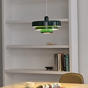 New Midcentury Lamp LED Ceiling Pendant Light Bauhaus Chandelier Indoor Lighting - Picture 1 of 15