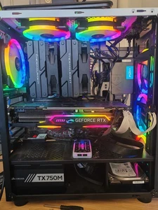 Gaming PC Ryzen 3700x MSI 2080 Super 32gb Ram 2TB SSD + 512GB NVME + 1TB HDD - Picture 1 of 5