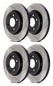 STOPTECH 94-01 ACURA INTEGRA RS LS GSR FRONT AND REAR SLOTTED BRAKE ROTORS DISCS - Foto 1 di 1