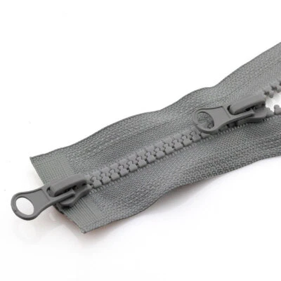 5# 100/150cm Long Zip Double Slider Resin Zipper Open End DIY Sewing Jacket Coat - Image 1 of 4