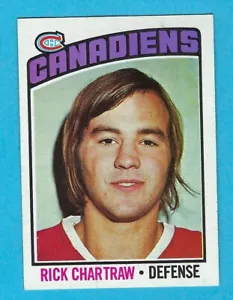 1976-77 Topps 244 Rick Chartraw Montreal Canadiens! MINT! *SET BREAK* - Picture 1 of 2