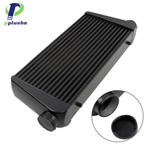 600x300x100 Alloy Intercooler Black With 3" Inlet Outlet AF90-1004BLK AU - Picture 1 of 10