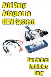 PAC AOEM-GM1416A GM agrega una interfaz de adaptador de amplificador de amplificador al sistema de fábrica OEM - Imagen 1 de 1