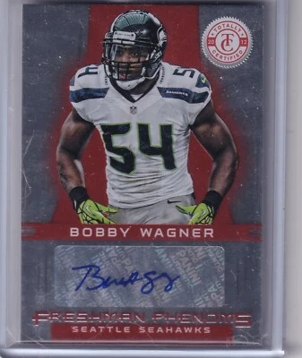Bobby Wagner 2012 Totally Certified Red Freshman Phenoms Rc Auto (130/299) - Image 1 of 2