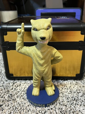 Pitt Panthers Mascot Roc The Panther Bobblehead Bobble No Box Cover
