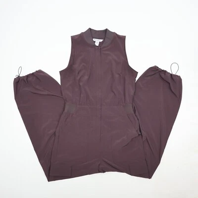 ATHLETA Women's Size 4 Adjustable Joggers Legs Jumpsuit Sleeveless Purple - Image 1 of 4