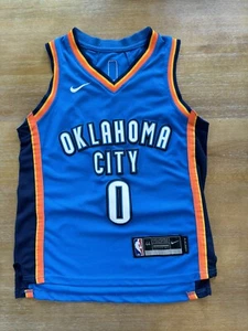 Nike Oklahoma City Russell Westbrook Jersey Youth Medium NBA Authentics - Picture 1 of 4