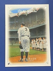 ⚾ 2007 Upper Deck UD Masterpieces Baseball Base Card #3 Babe RUTH ⚾