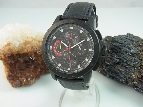 MICHAEL KORS CHRONOGRAPH BLACK OROLOGIO UOMO RYKER NERO MK 8521