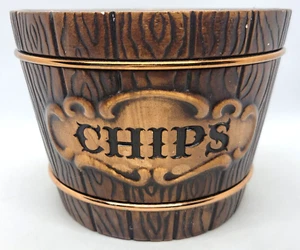 Spanschale Schatz Basteln Fass Stil Keramik von NAPCO - LESEN - VINTAGE  - Bild 1 von 14