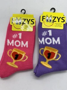 Numero uno mamma due paia di calze festa della mamma foozys crew calzini - Foto 1 di 2