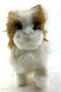 Furreal Friends 8" Lulu Walking Kitty Cat Brown White Interactive Plush Tested - Picture 1 of 6