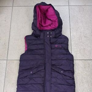Ladies Animal Gillet Body warmer Size 10 With Hood