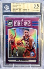 2016 Panini Ben Simmons Optic Purple Holo Rookie Kings RC #2 BGS 9.5/10 CLEAN