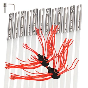 VEVOR Spazzacamino 12M 39 Piedi Set di Spazzole per Camino Kit Pulizia Camino - Afbeelding 1 van 12