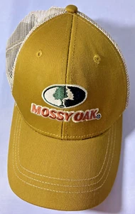 MOSSY OAK LOGO Mess Back Snapback Mütze - goldene Farbe gebraucht - Bild 1 von 7