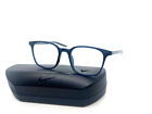 NEW NIKE 7124 420 NAVY BLUE OPTICAL Eyeglasses FRAME 50-19-145MM WITH CASE