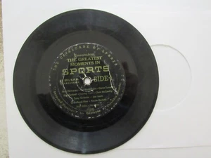 Old 33 RPM Record - Columbia ZTV 24265 + 66 - Greatest Moments in Sports (s1&2) - Imagen 1 de 2