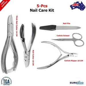 Podiatry Chiropody Nail Instrument Manicure Pedicure Nails Care Tool Kit - 5 Pcs - Bild 1 von 6