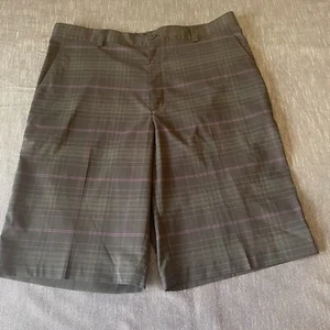 Nike pantaloncino golf nero con plaid viola uomo 36  - Foto 1 di 11