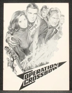 Original 1965 Operation Crossbow Scandinavian Movie Herald - Sophia Loren - Picture 1 of 3
