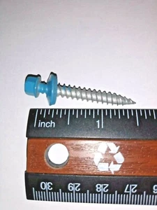 Tornillos para techos/revestimientos de metal azul hawaiano de 1 1/2", madera - Imagen 1 de 3
