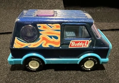 Buddy L - Furgoneta personalizada - Azul marino - Fundido a presión - Hecho en Japón - De colección Foto 1 de 4