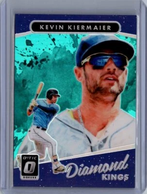 2017 Donruss Optic #27 Kevin Kiermaier Aqua #/299 - Image 1 of 2