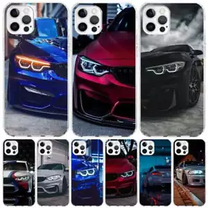 Car Case iPhone 11 to 15 Transparent Pro Plus MAX E46 F30 F32 M For BMW Series - Picture 1 of 21