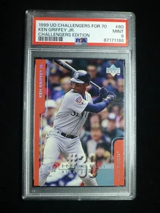 1999 UD Challengers For 70 Ken Griffey Jr. Challenger Edition #80 HOF /600 PSA 9 - Picture 1 of 2