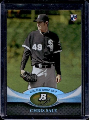 2011 Bowman Platinum Chris Sale RC Gold Rookie #35 White Sox - Image 1 of 2