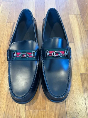 Gucci Brown Leather Horsebit Loafers - 10 US - Image 1 of 3