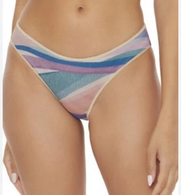 Calcinha de biquíni Becca Rebecca Virtue Sound Waves Adela hipster tamanho M nova sem etiquetas - Imagem 1 de 4