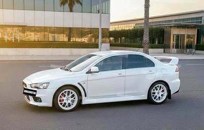 2007–2019 三菱 Lancer/Galant 白色后翼锅炉 - 新西兰/美国/全球 — 第 1/2 张图片