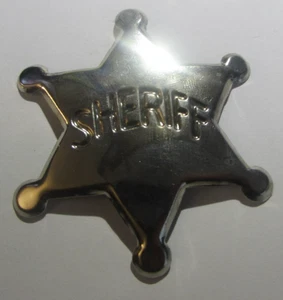 VINTAGE - SHERIFF ABZEICHEN - ZINN 2-1/2 ZOLL - TOP - Bild 1 von 2