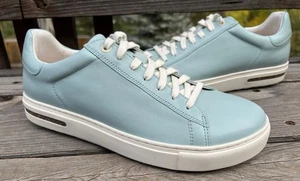 Zapatillas bajas Birkenstock Bend para mujer 39 EE. UU. 8 de cuero con cordones - azul claro - Imagen 1 de 10