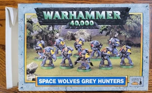 Warhammer 40K Space Wolves Grey Hunters Bits on Sprues.  Some bits missing. - Picture 1 of 8