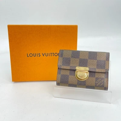 Auth LOUIS VUITTON Damier Ebene Portocult Koala N60004 Ladies Card Case KB350 - Image 1 of 4