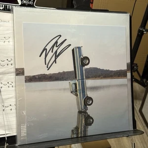 NEW Post Malone SIGNED F-1 Trillion On Spring Green Color Vinyl AUTOGRAPHED LP - Picture 1 of 2