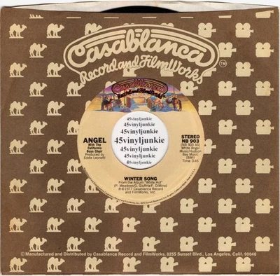 Angel NM 45 rpm "Winter Song" on Casablanca Records Foto 1 de 2