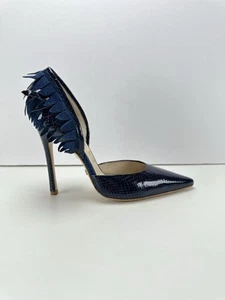 Scarpe donna con tacco Buffalo blu navy UK 5/EU 38D - Foto 1 di 11