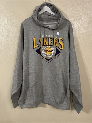 Sudadera con capucha Junk Food Los Angeles Lakers para hombre talla 2XL gris - Nueva Foto 1 de 4